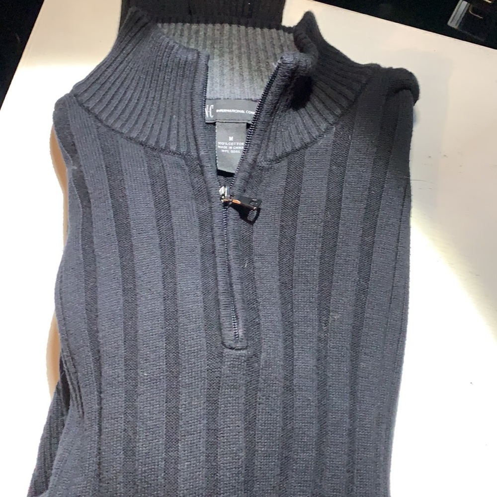 INC quarter zip sweater